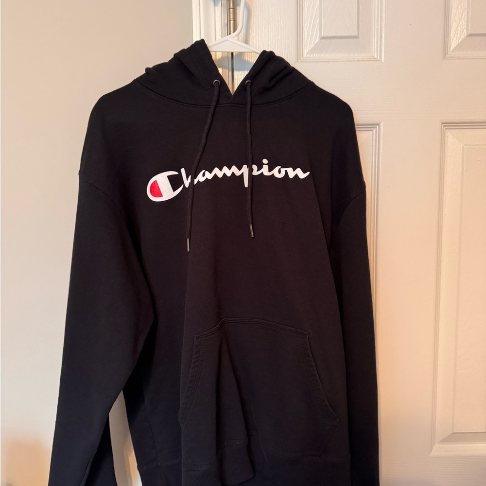 Champion Black Pullover Hoodie